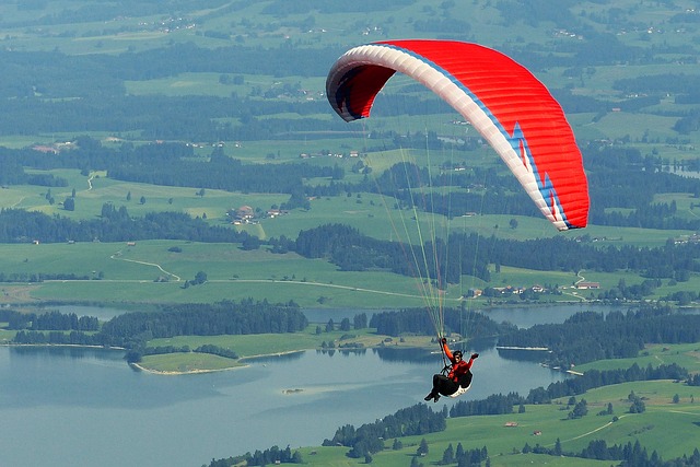 thrilling life experience of paragliding